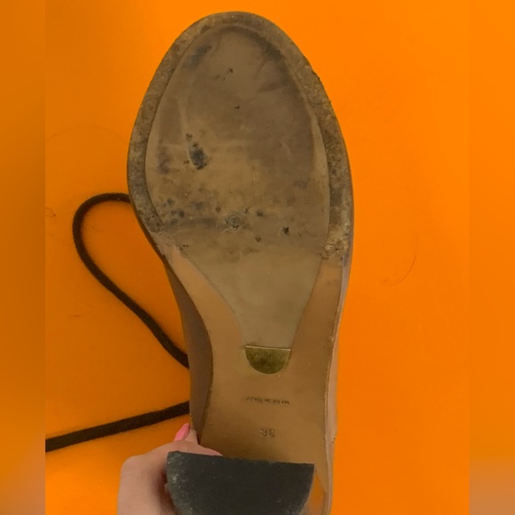 RARE Chloe x Phoebe Philo Era Lace Up Block Heels - Picture 11 of 13